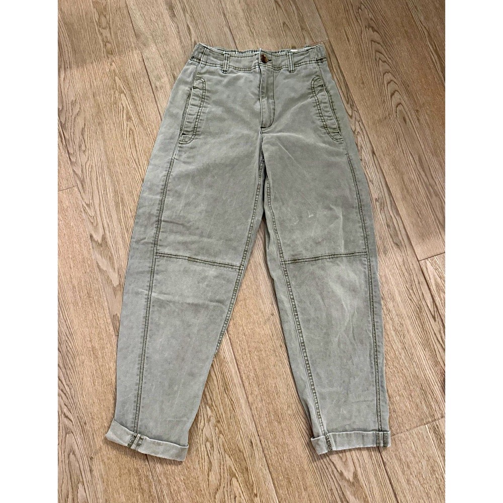 Old Navy Small Women's Green High Waisted Utility Slouchy Balloon Pants